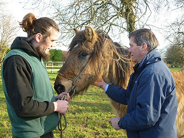 Dominic and Julian with Billy
